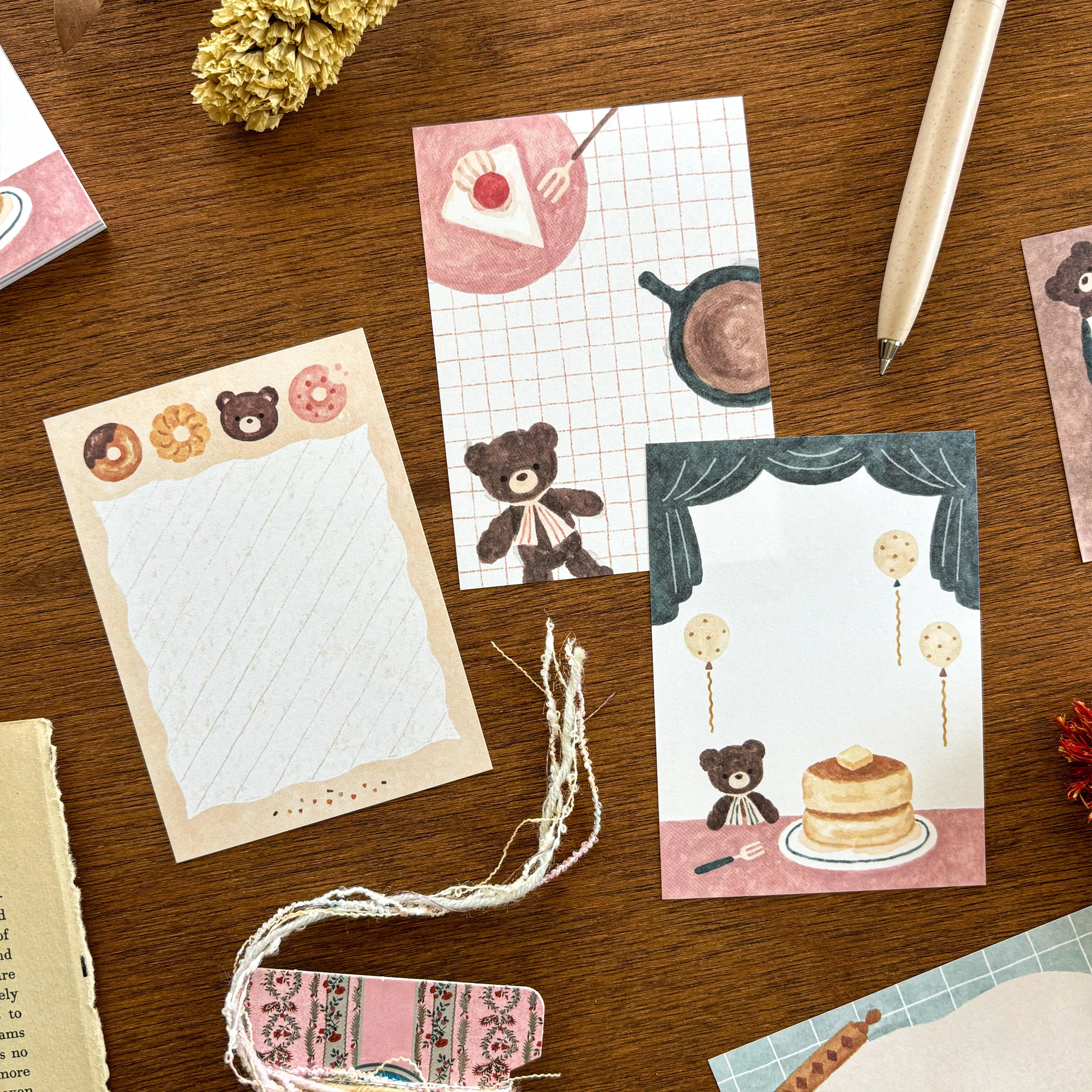 Waka Nakauchi / Memo Pad - Bear's Sweets Shop - Image 3