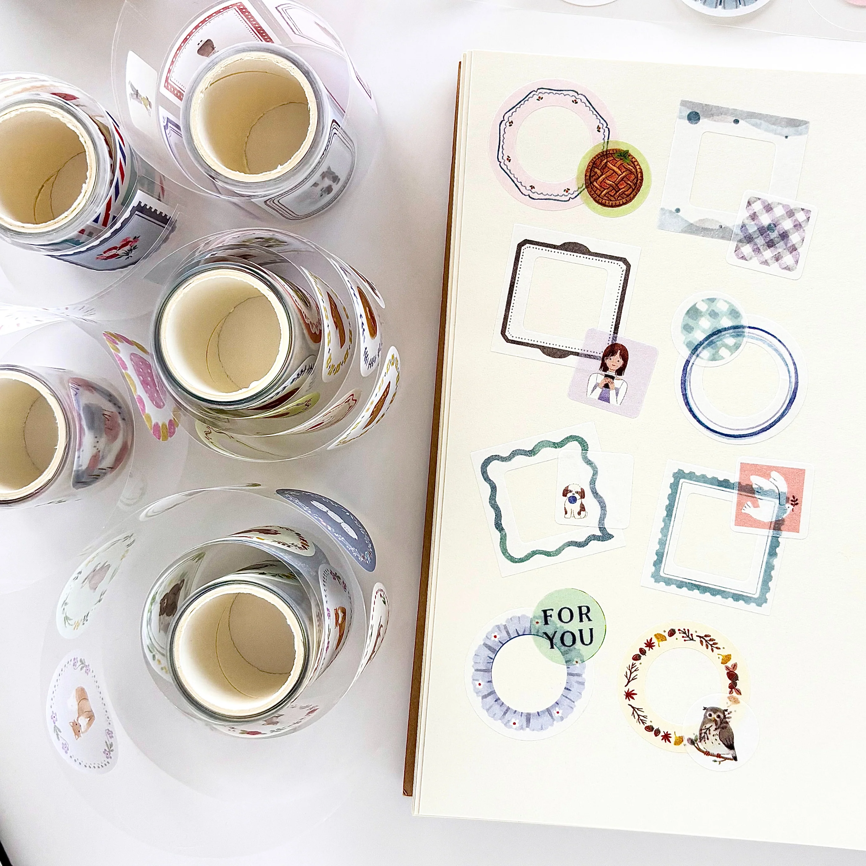 Wakumo Frame Stickers - Square (Girl and Frame) - Image 4