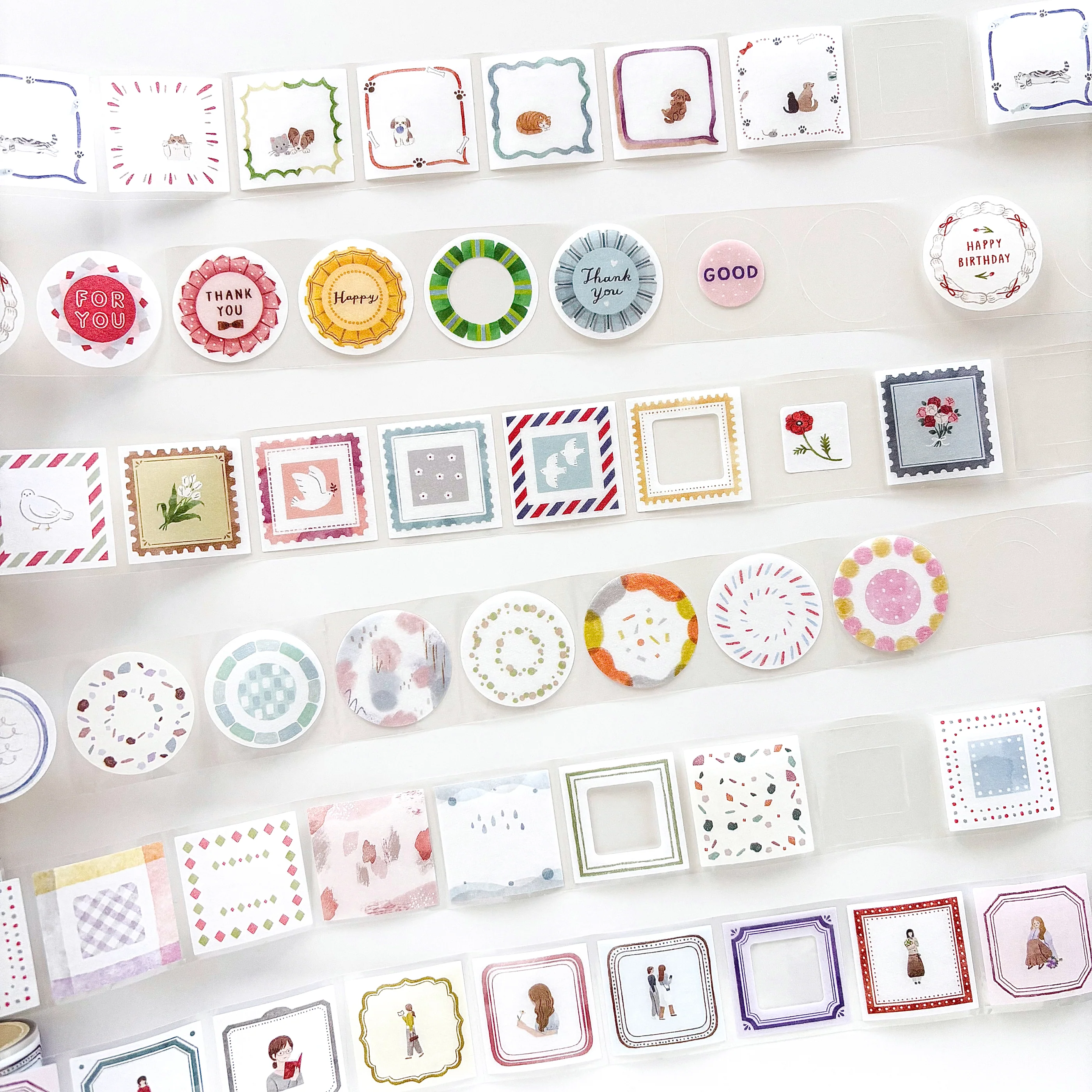 Wakumo Frame Stickers - Square (Girl and Frame) - Image 5