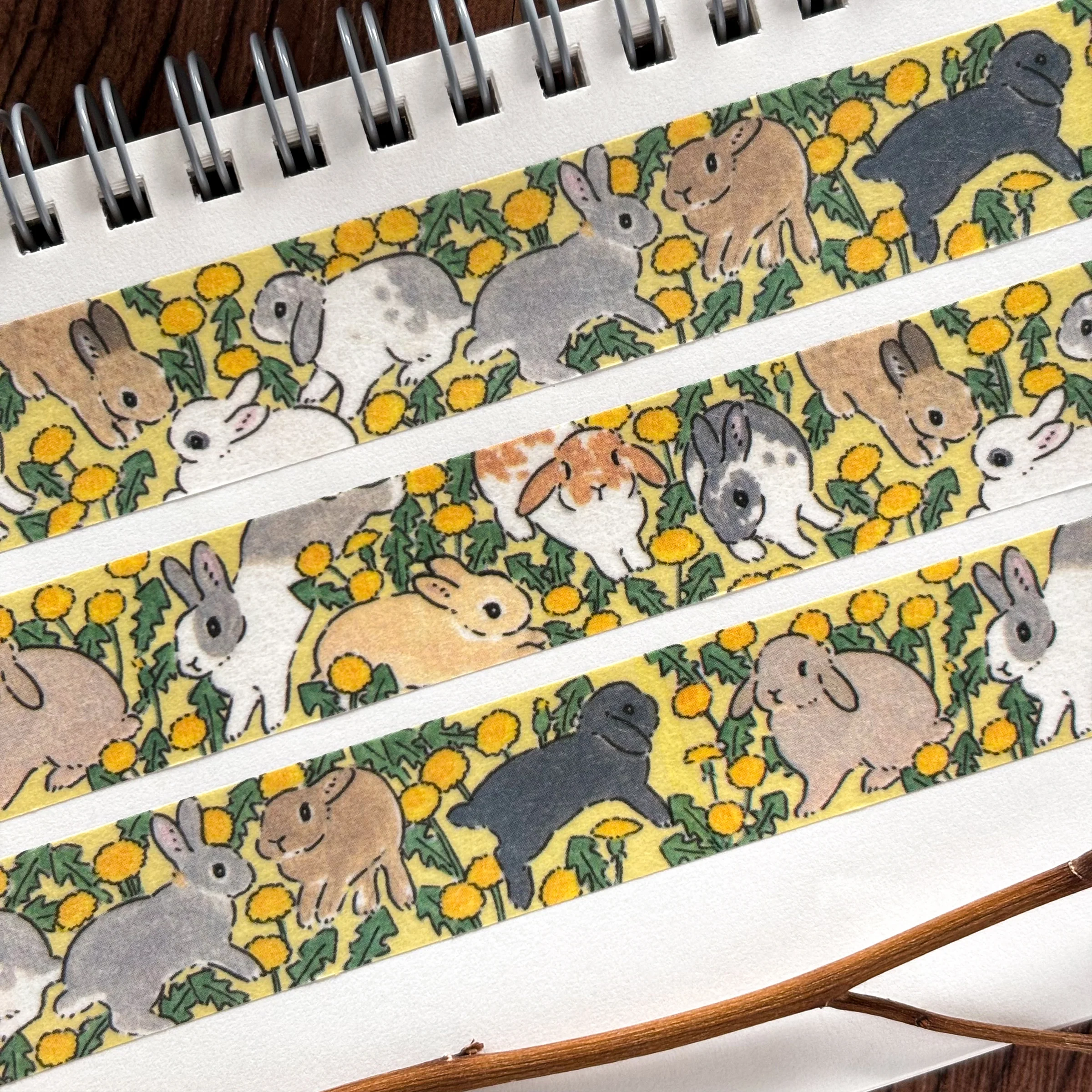 Shinako Moriyama Washi Tape - Bunny - Image 3