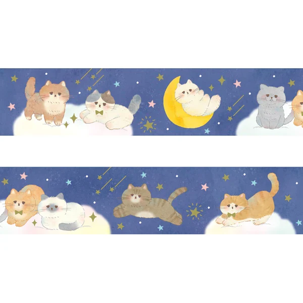 Yoko Washi Tape - Cute Fluffy Animals - Image 4