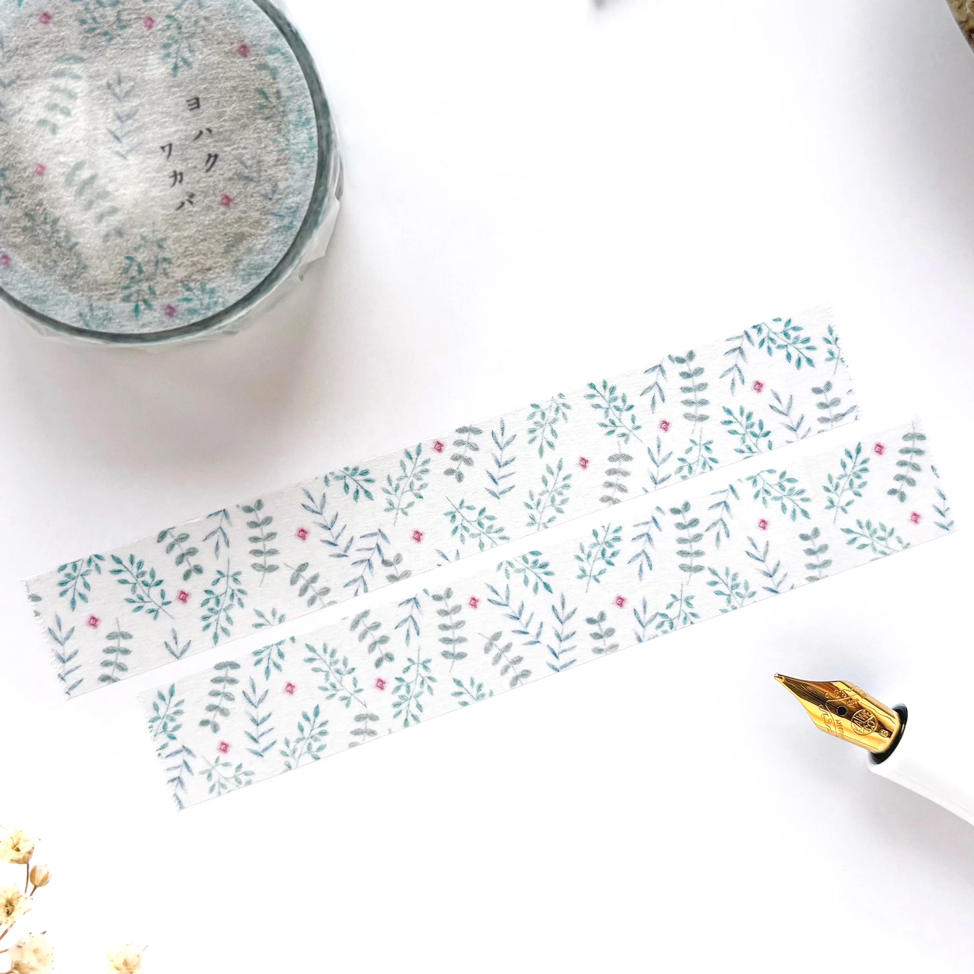 Yohaku / Washi Tape - Fresh Leaf - Image 2