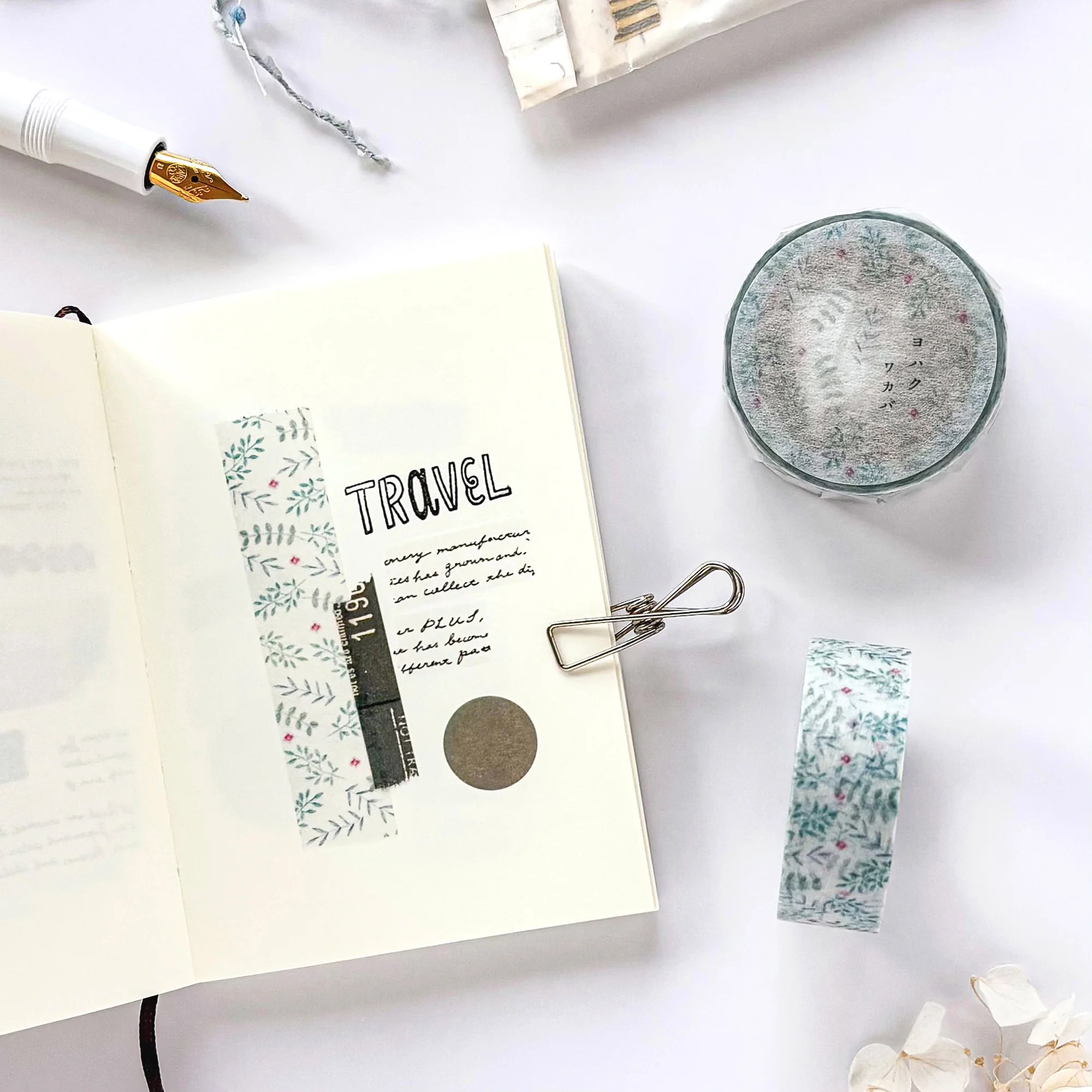 Yohaku / Washi Tape - Fresh Leaf - Image 3