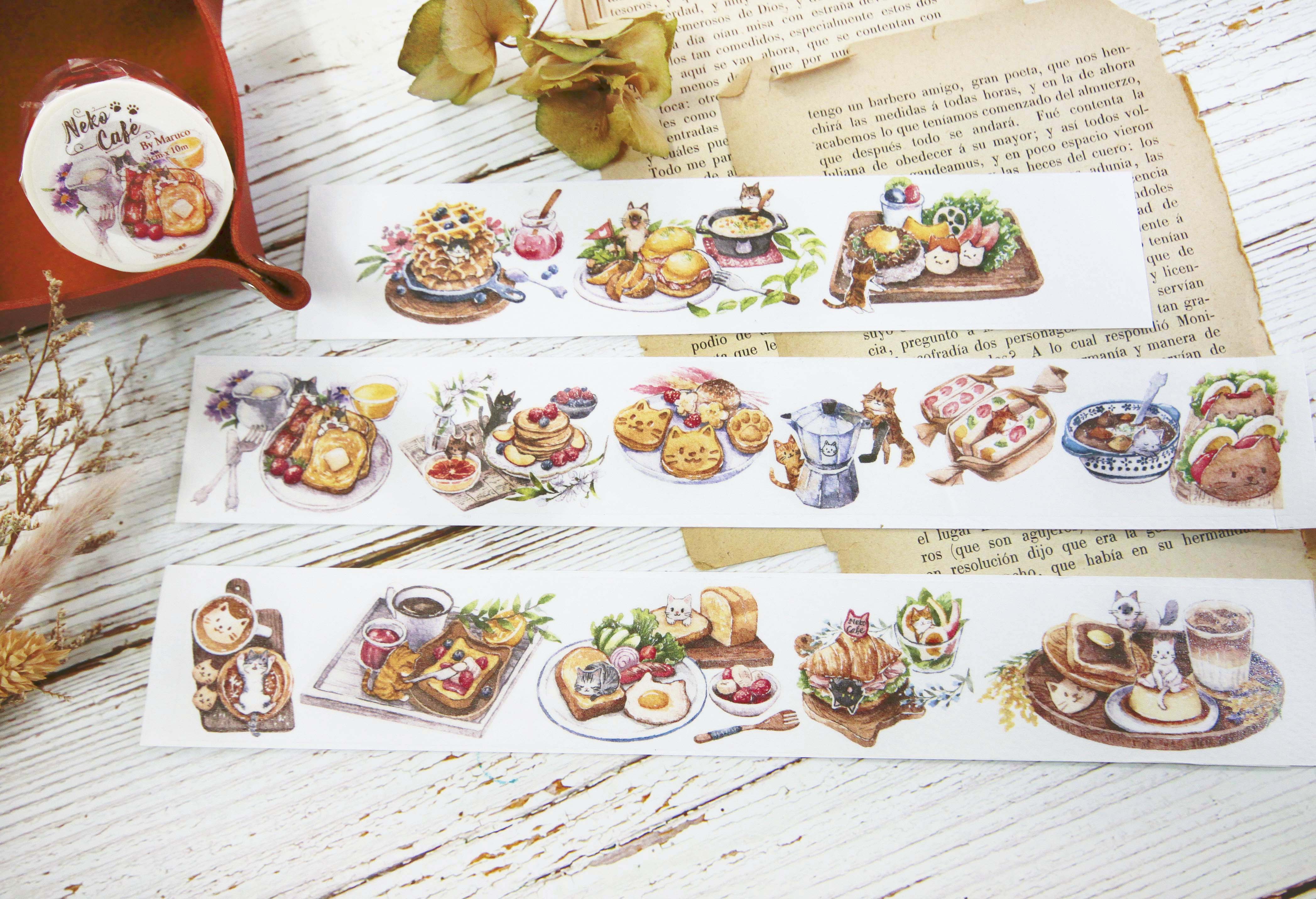Wide Washi Tape - Kitty's Cafe - Image 3