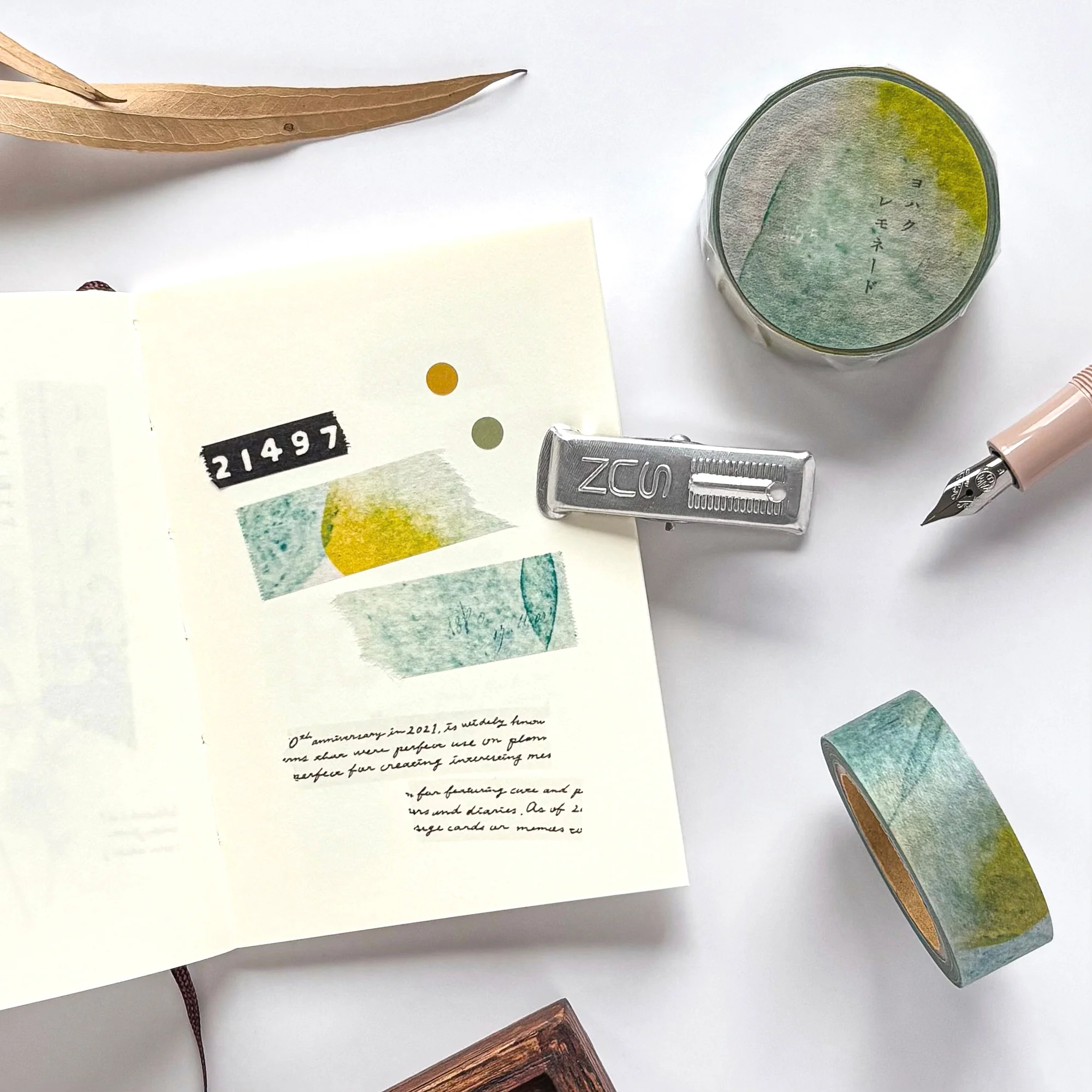 Yohaku / Washi Tape - Lemonade - Image 3