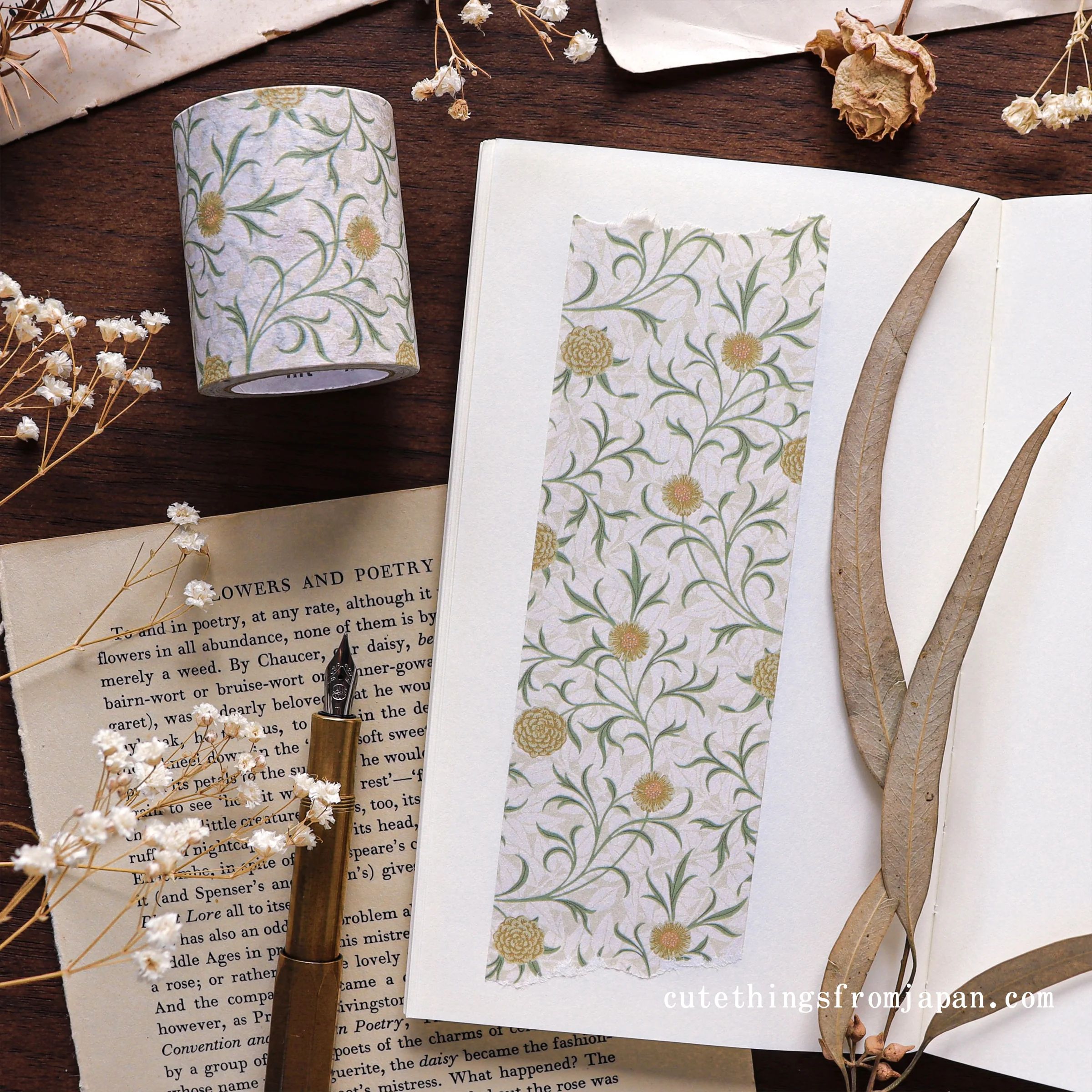Washi Tape - Scroll and Flower - Image 2