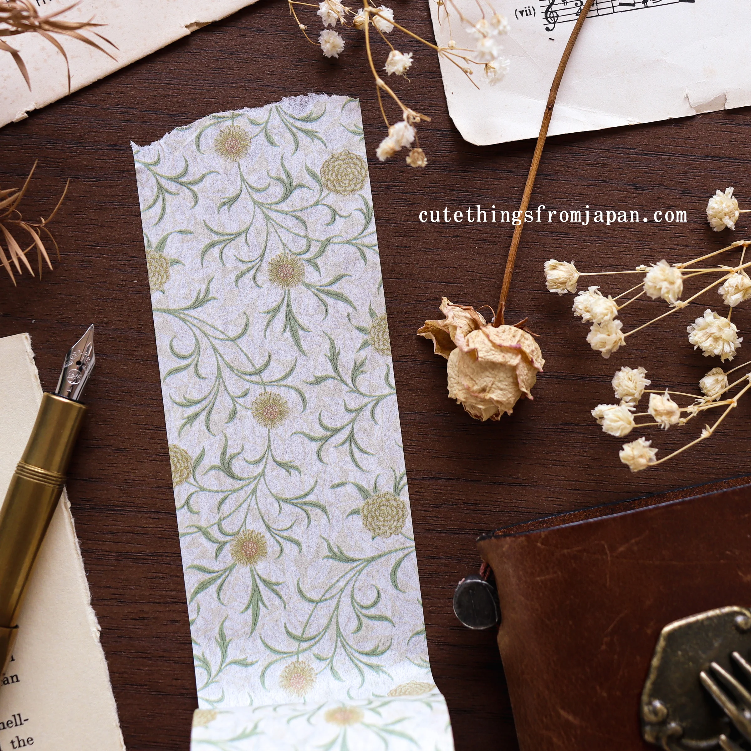 Washi Tape - Scroll and Flower - Image 3