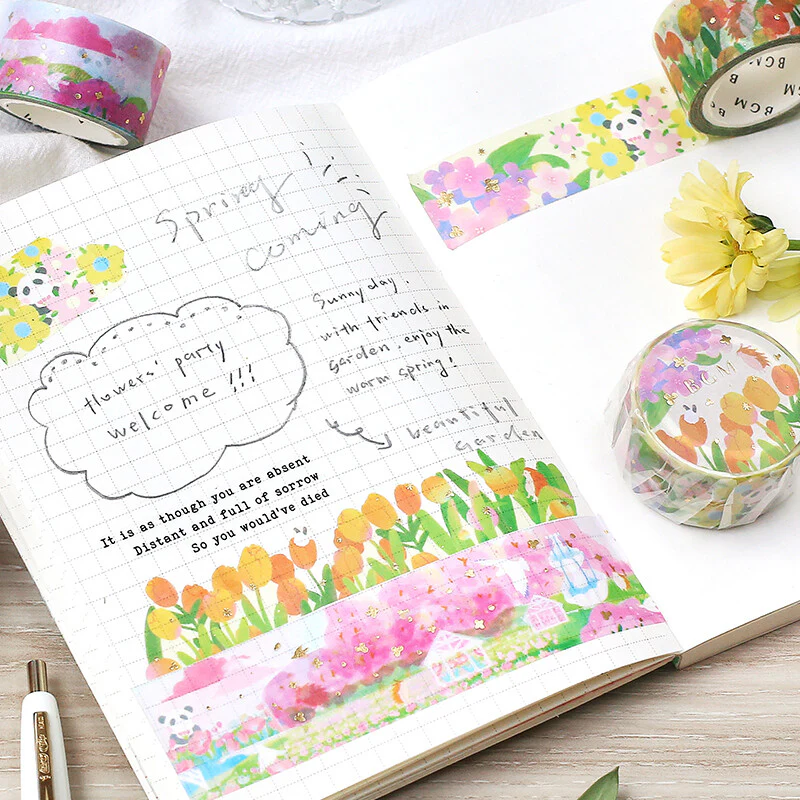 Washi Tape - Spring Flowers - Image 2