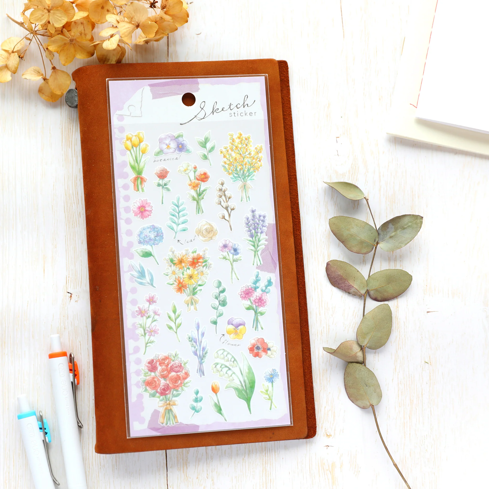 Watercolor Stickers - Botanical - Image 2