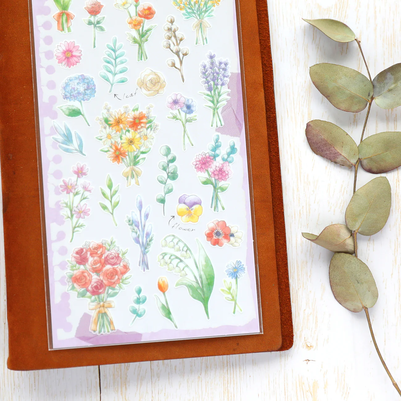 Watercolor Stickers - Botanical - Image 3
