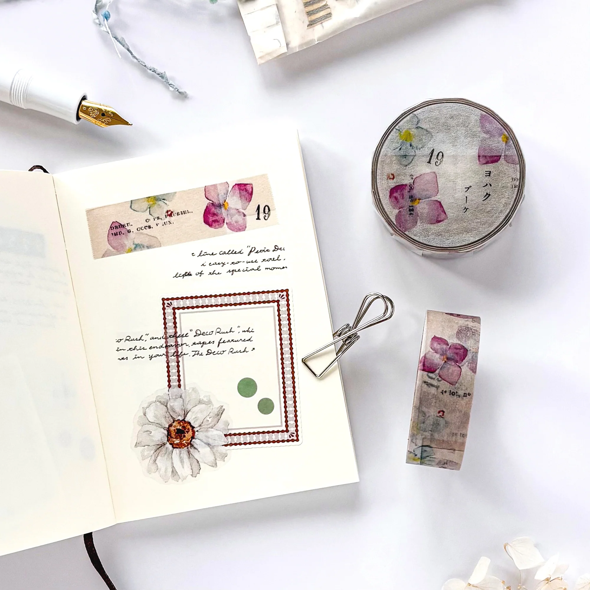 Yohaku / Washi Tape - Bouquet - Image 3