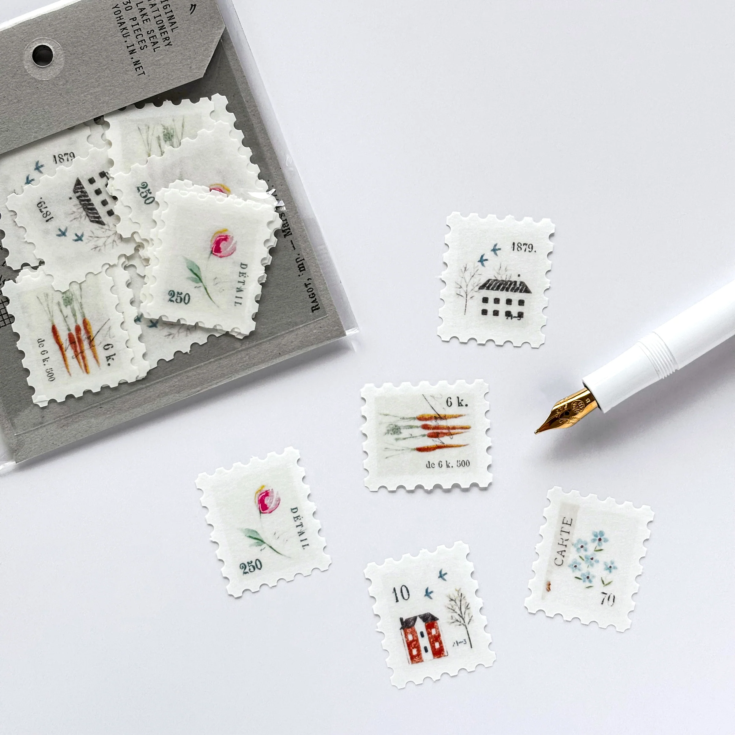 Yohaku / Flake Stickers - Letter