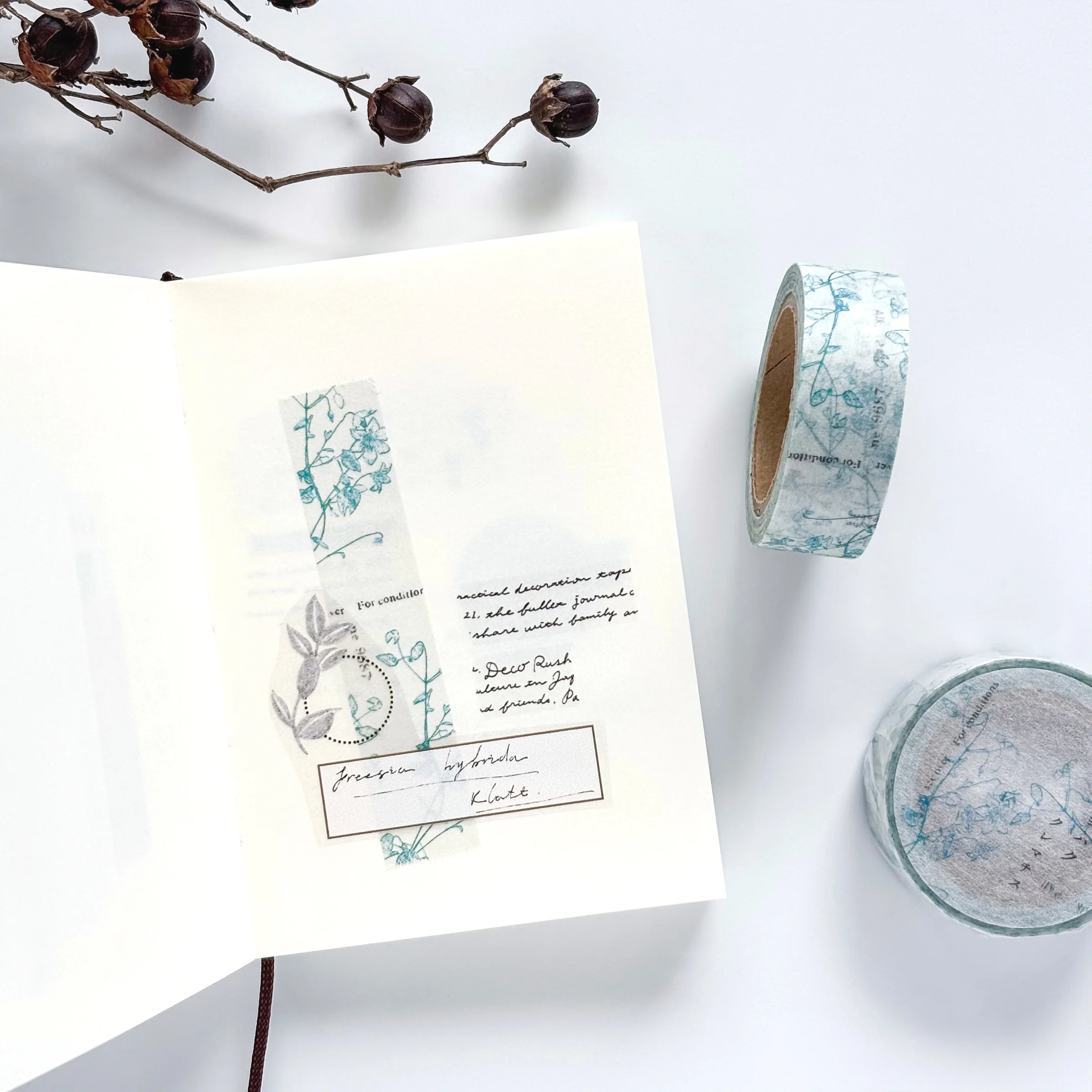 Yohaku / Washi Tape - Clematis - Image 2
