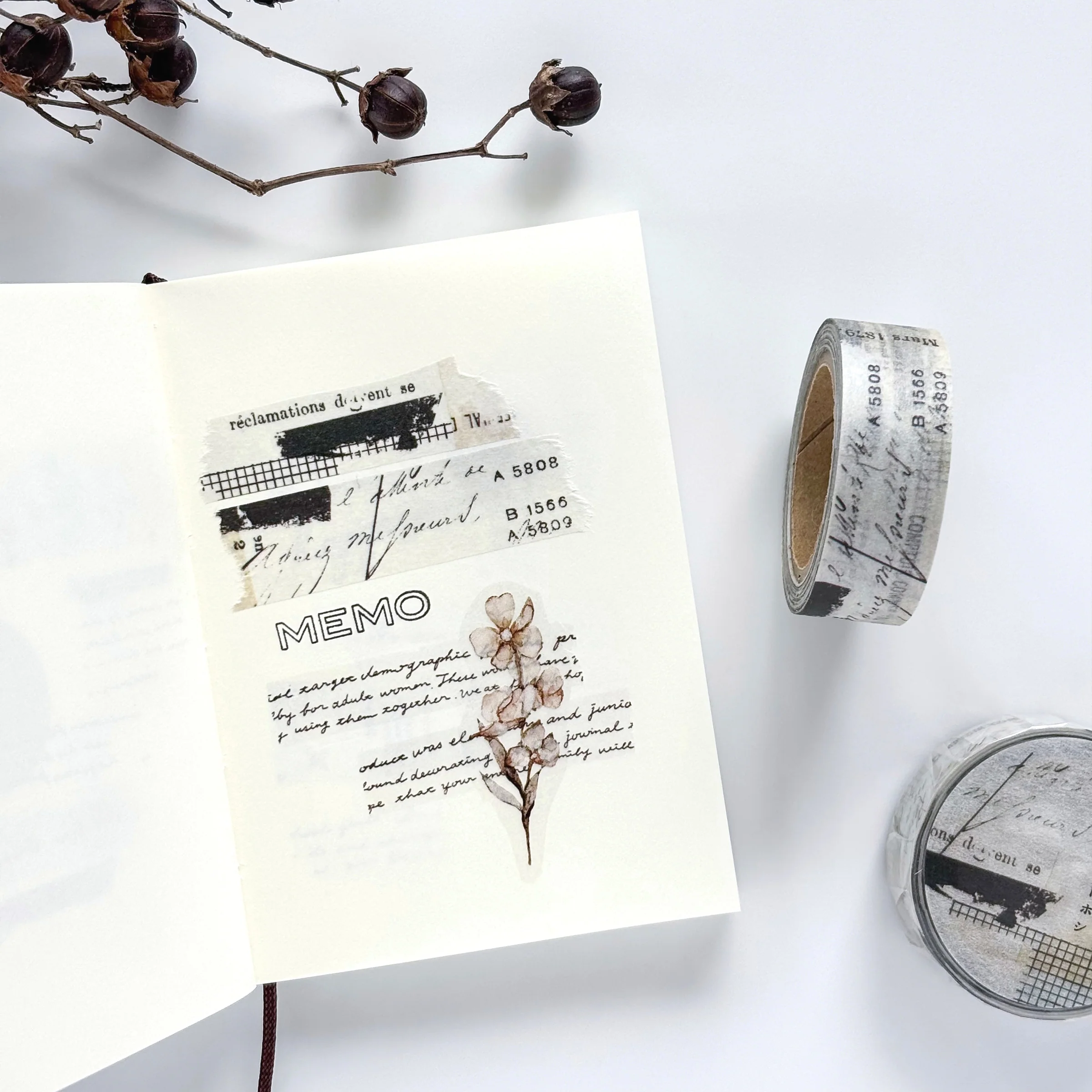Yohaku / Washi Tape - Moon and Star - Image 2