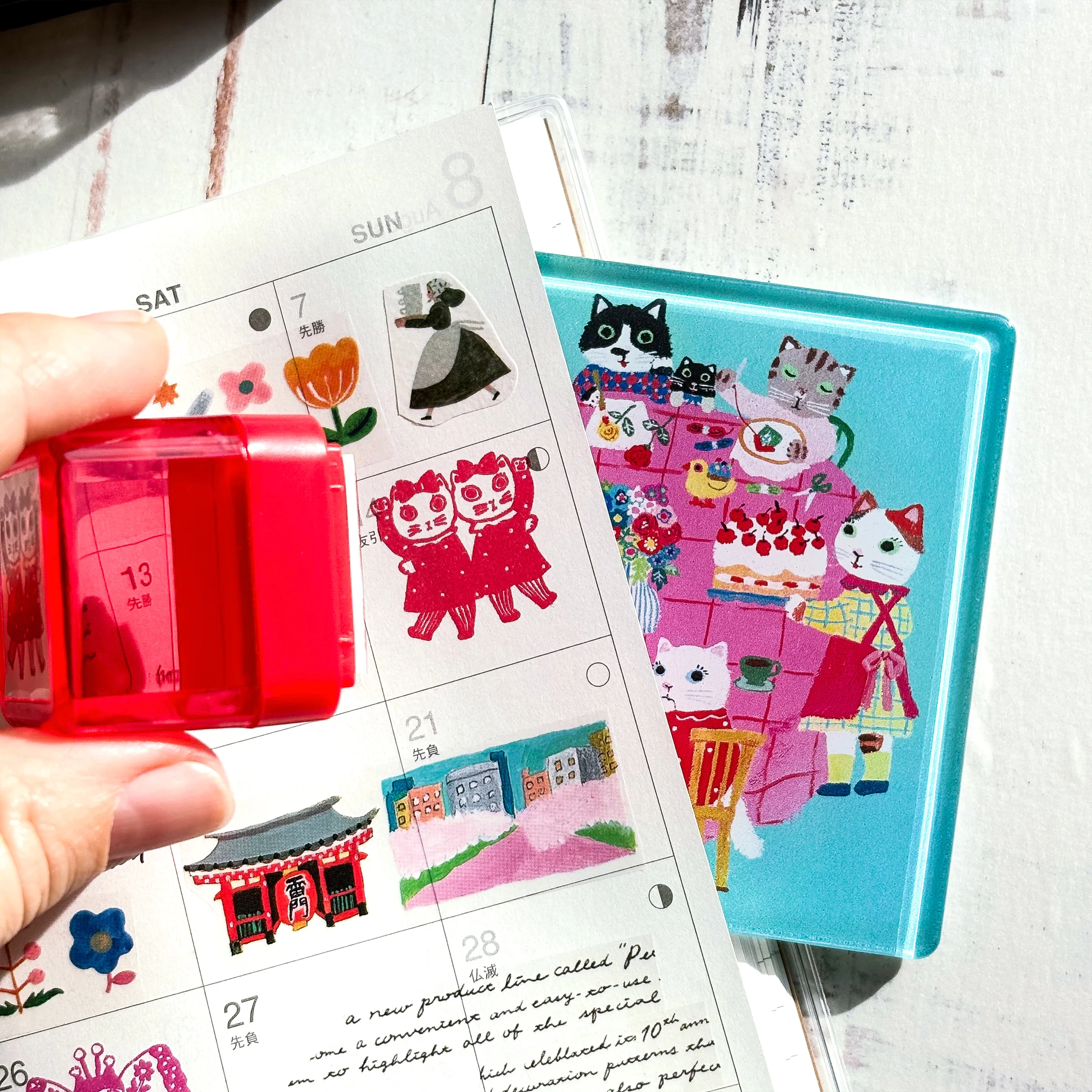 Yumi Kitagishi Rubber Stamp - Happy Friends - Image 4