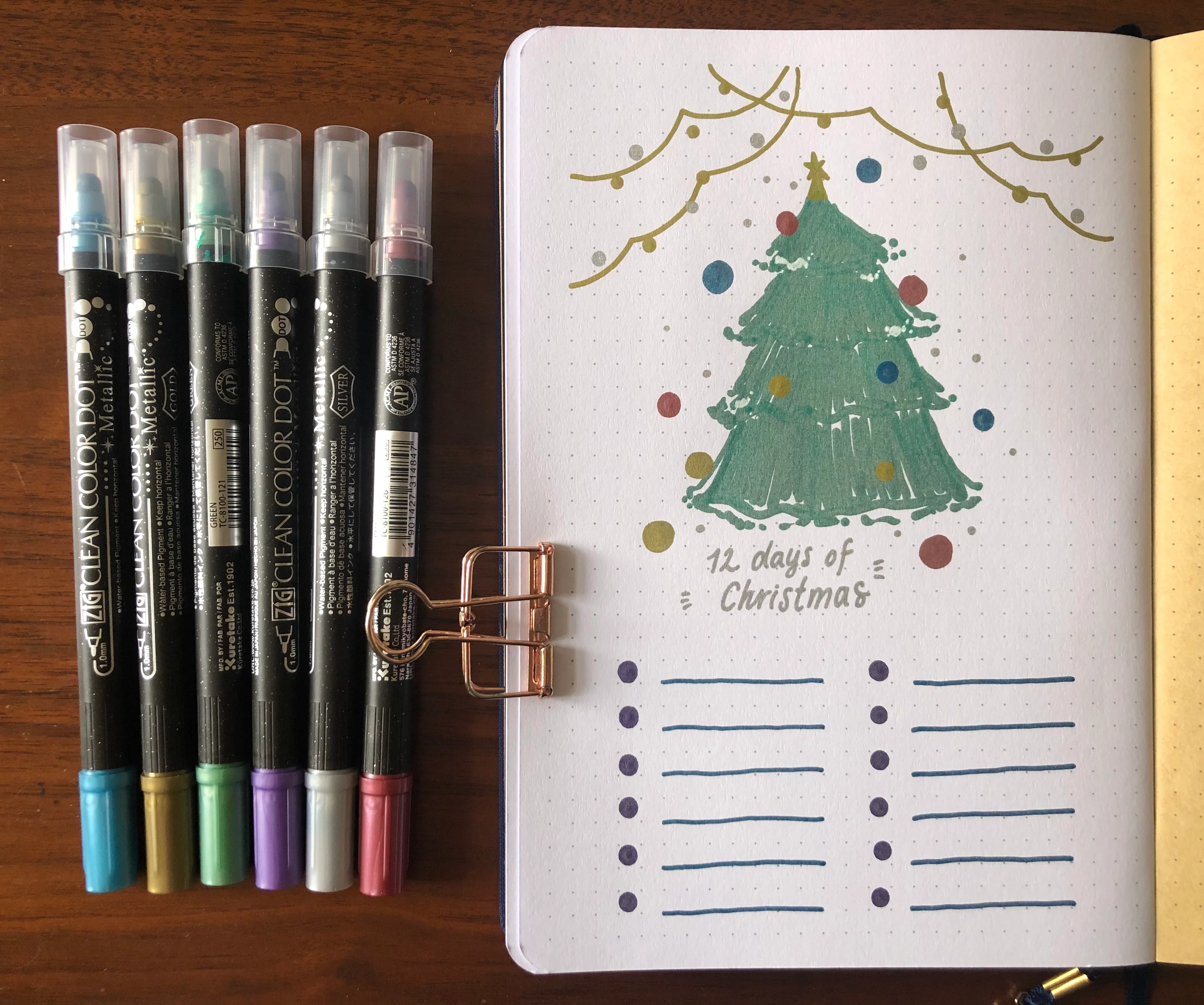 Zig Clean Color Dot Marker - Metalic - Image 2